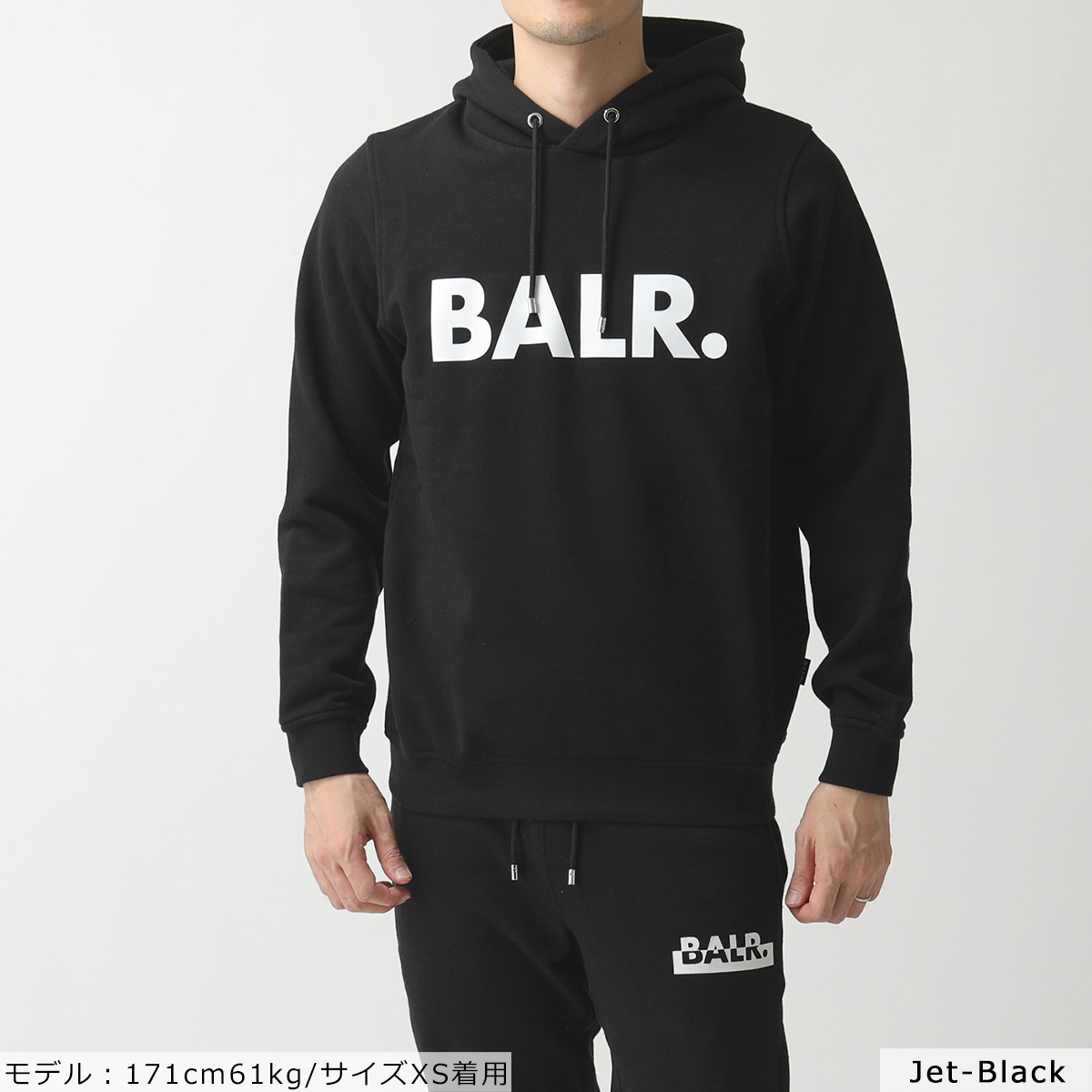 BALR.(ボーラー) サイズ:S ロゴプリントプルオーバースウェット