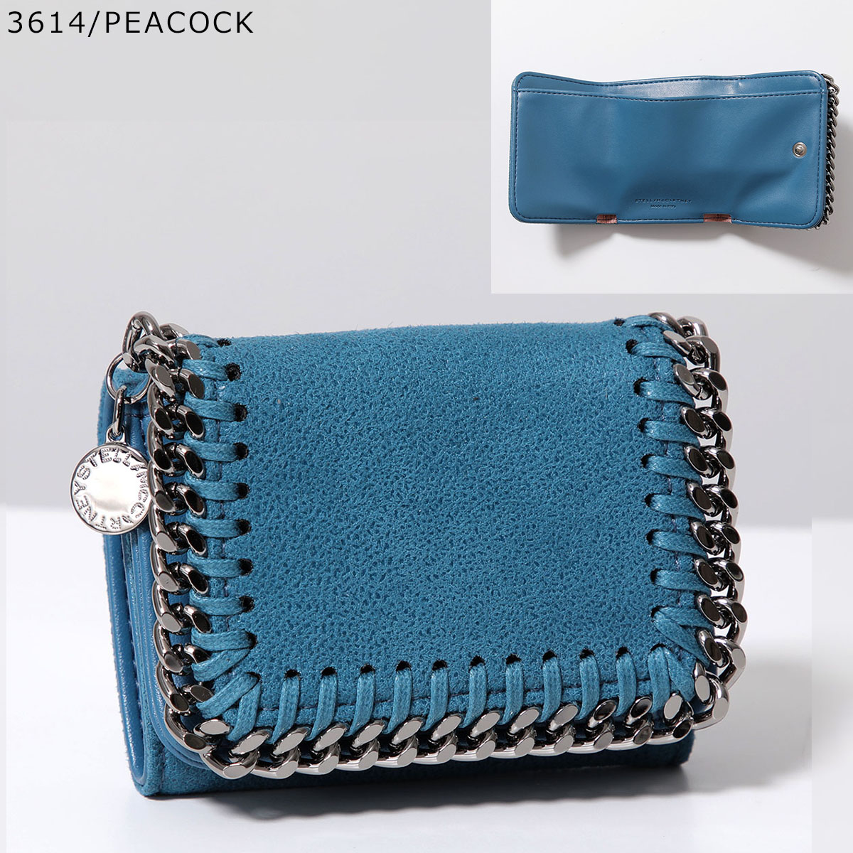 STELLA McCARTNEY ステラマッカートニー 三つ折り財布 MINI WALLET SHAGGY DEER FALABELLA ファラベラ  521371 W9132 W9355 レディース カラー9色