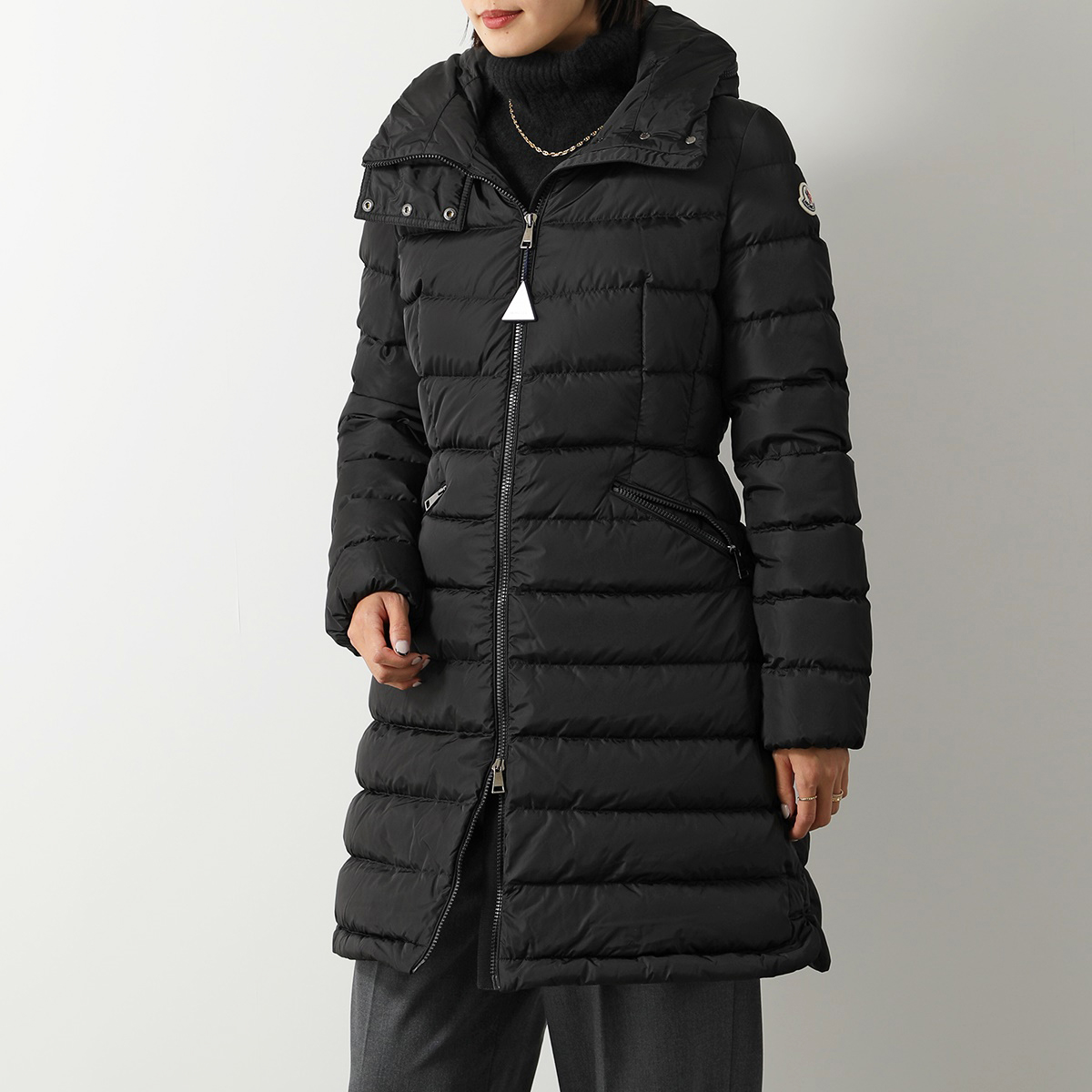 MONCLER モンクレール FLAMMETTE フラメッテ 1C509 00 54155 ダウンコート ダウンジャケット Aライン フード付き  999 レディース