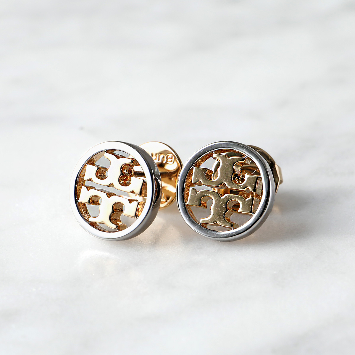 TORY BURCH トリーバーチ ピアス Miller Stud Earring 26222 レディース ミラー スタッズ プレーテッドブラス  ダブルTロゴ カラー4色