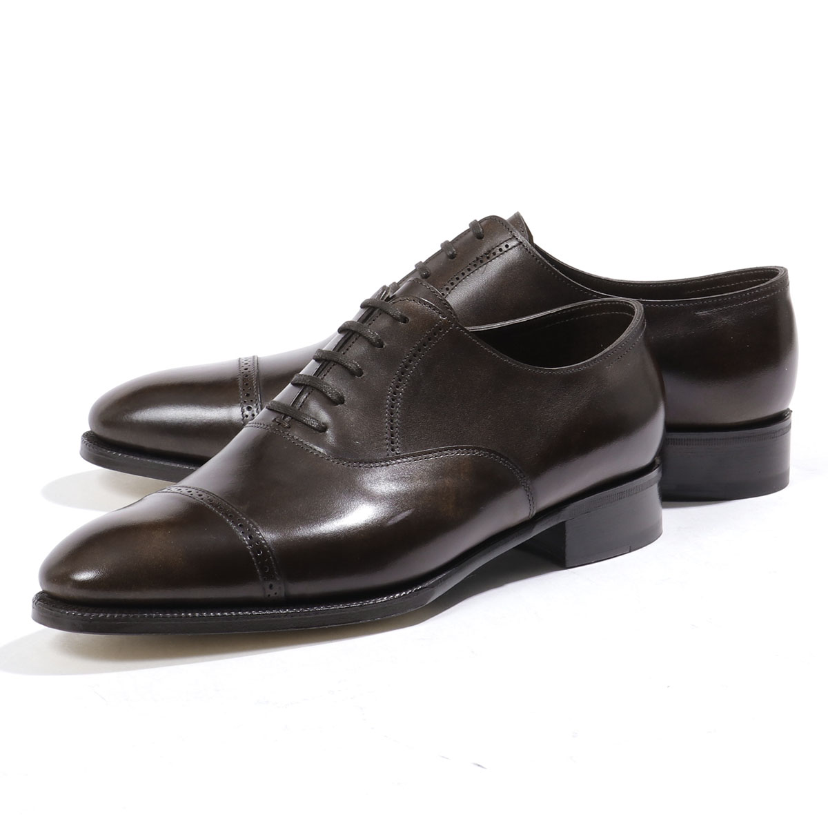 JOHN LOBB ジョンロブ PHILIP 2 MUSEUM CALF 506180L 7000 E フィリップ2 レザーシューズ オックスフォード  革靴 ビジネス DARK-BROWN 靴 メンズ