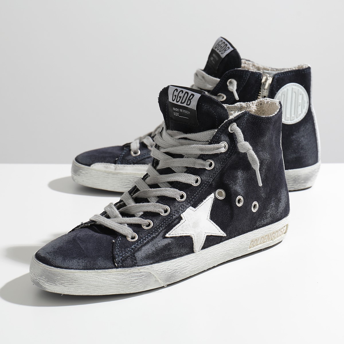 GOLDEN GOOSE ゴールデングース スニーカー FRANCY フランシー GWF00113 F000322 レディース レザー スウェード  ハイカット ヴィンテージ 靴 50517 : 310827908 : インポートセレクトmusee - 通販 - Yahoo!ショッピング