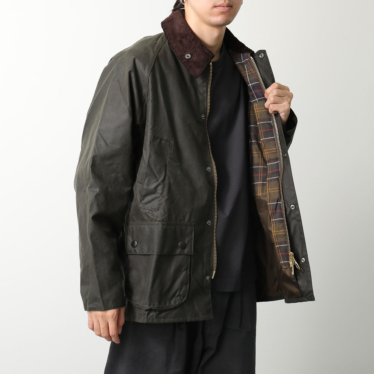 Barbour バブアー ワックスジャケット MWX0018 BEDALE ビデイル メンズ オイルドコットン ワックス加工 ダブルジップ カラー5色