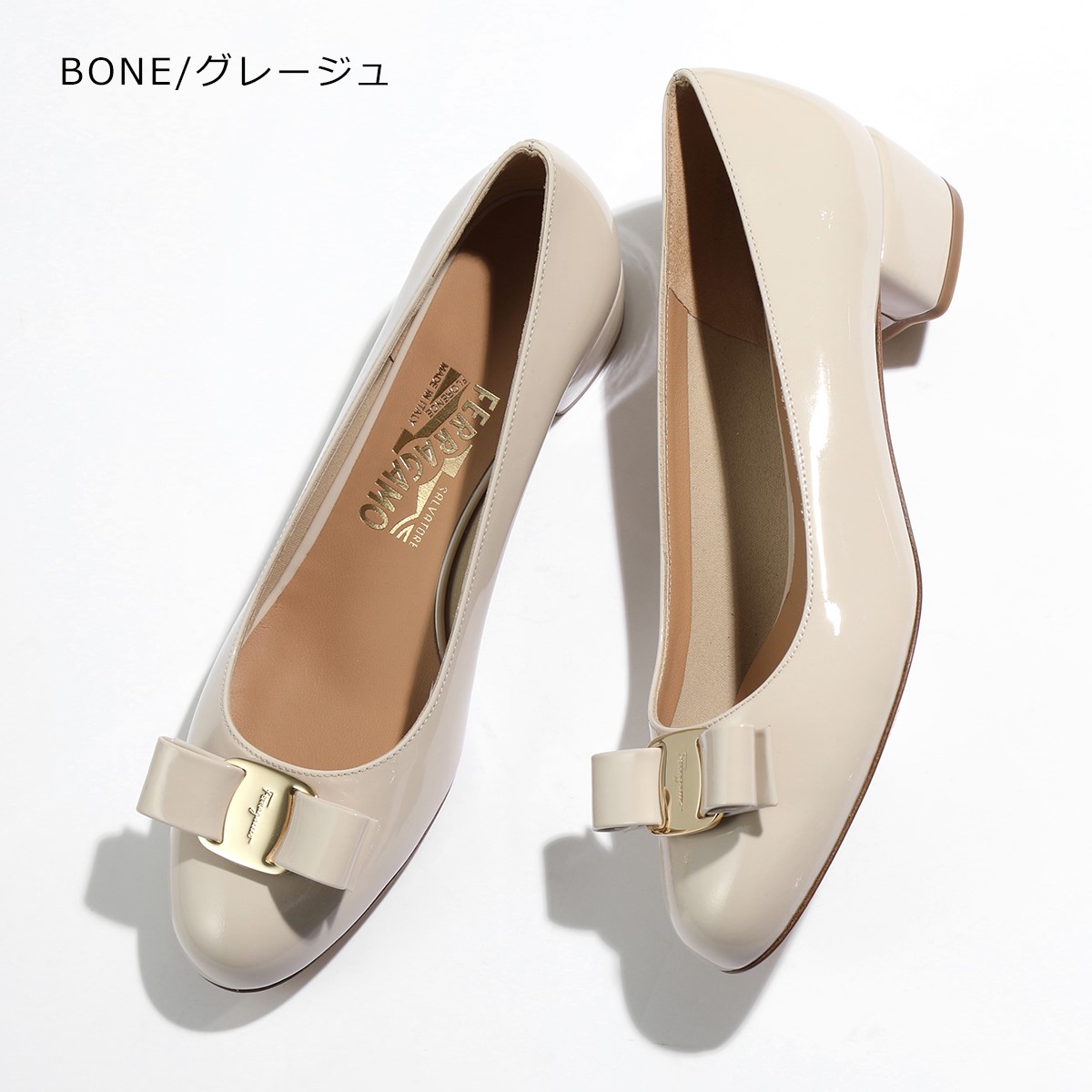FERRAGAMO（フェラガモ） ヒールパンプス VARA 1 591963 529556 723350