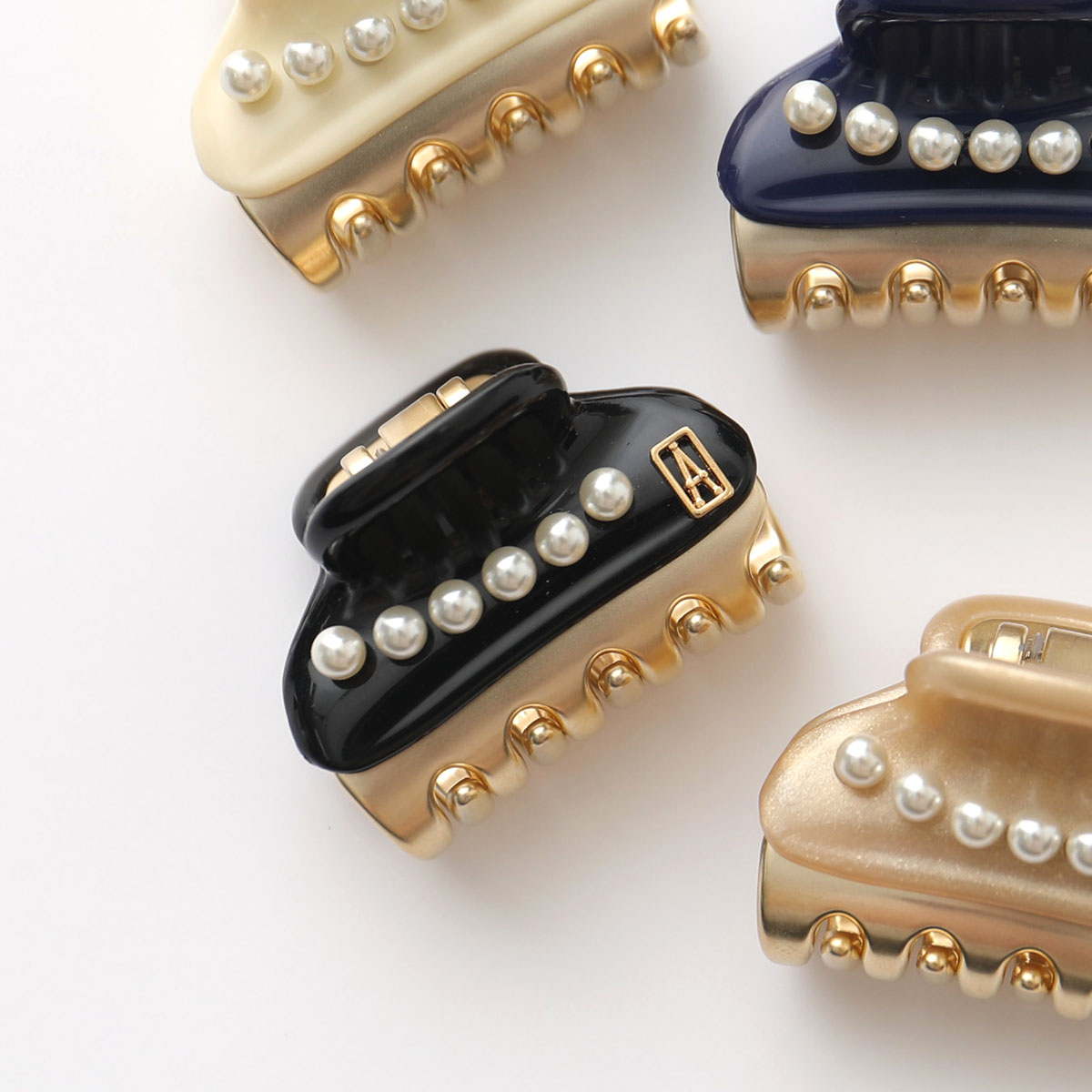 リボンヘアクリップ　ALEXANDRE DE PARIS ALEXANDRE DE PARIS アレクサンドル ドゥ パリ ヘアクリップ