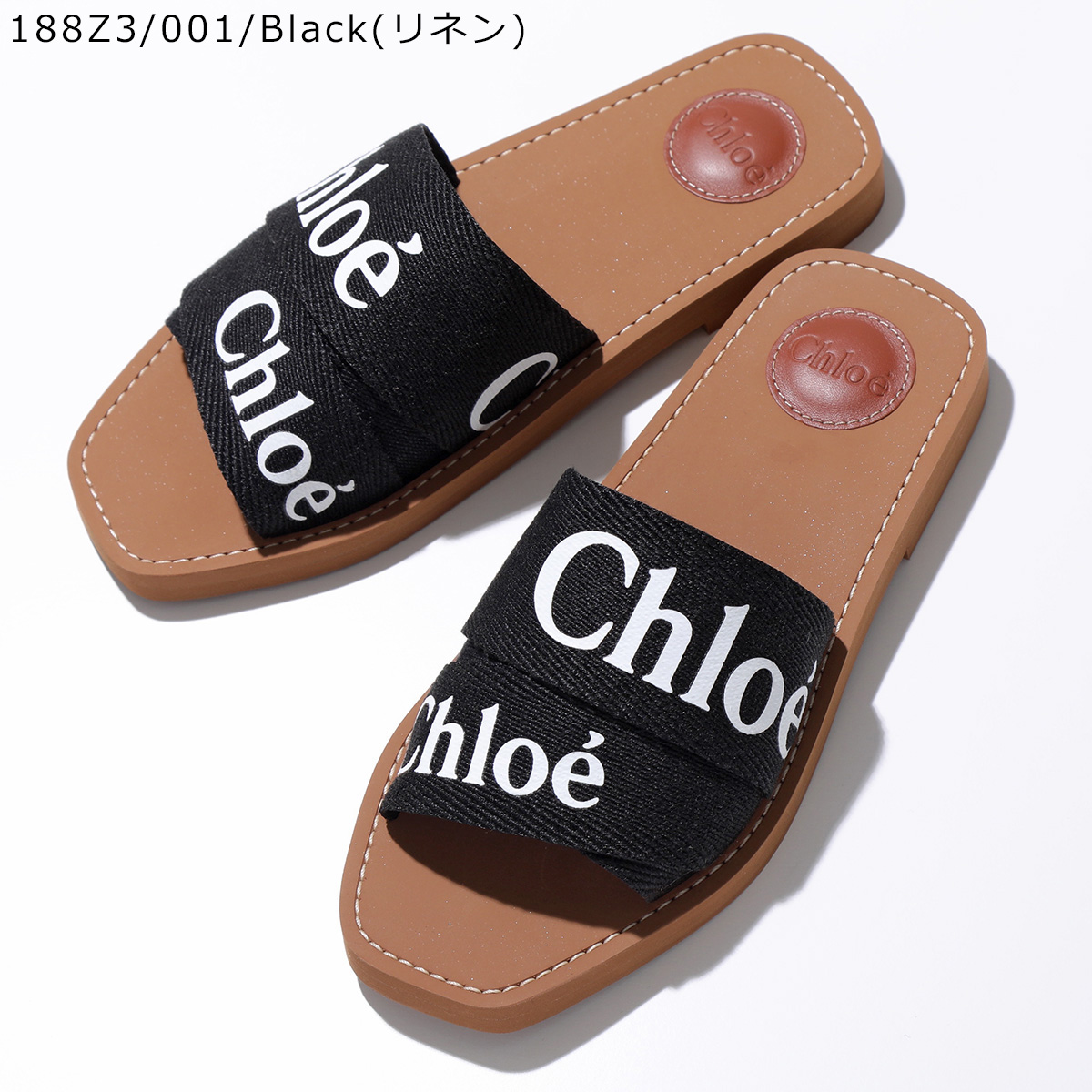 買得 CHLOE クロエ WOODY ウッディ フラットサンダル/ 37 靴 - www.be