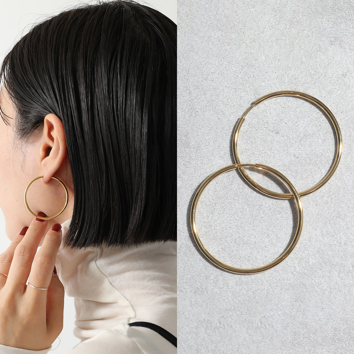 MARIA BLACK マリアブラック ピアス Senorita 35 Hoops 100701YG