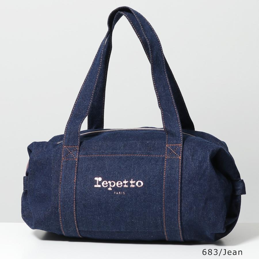 repetto レペット ハンドバッグ Cotton Duffle bag Size M B0232T レディース プリント ロゴ ミディアム ダッフルバッグ ジムバッグ 鞄 カラー5色｜s-musee｜06