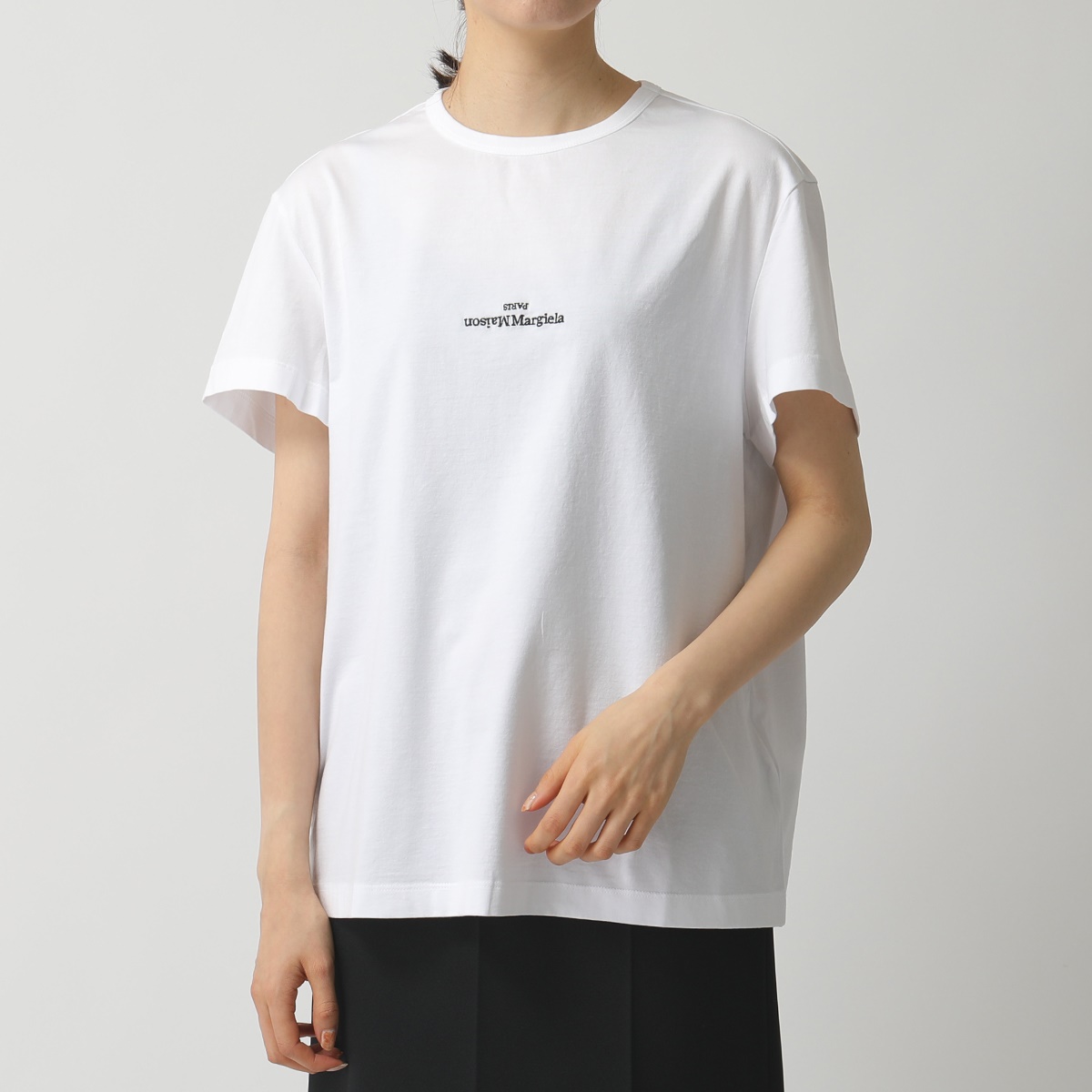 国内発送関税込み MAISON MARGIELA ディストーテッド Tシャツ Maison Margiela【メゾン マルジェラ 】ディストーテッド ロゴ T