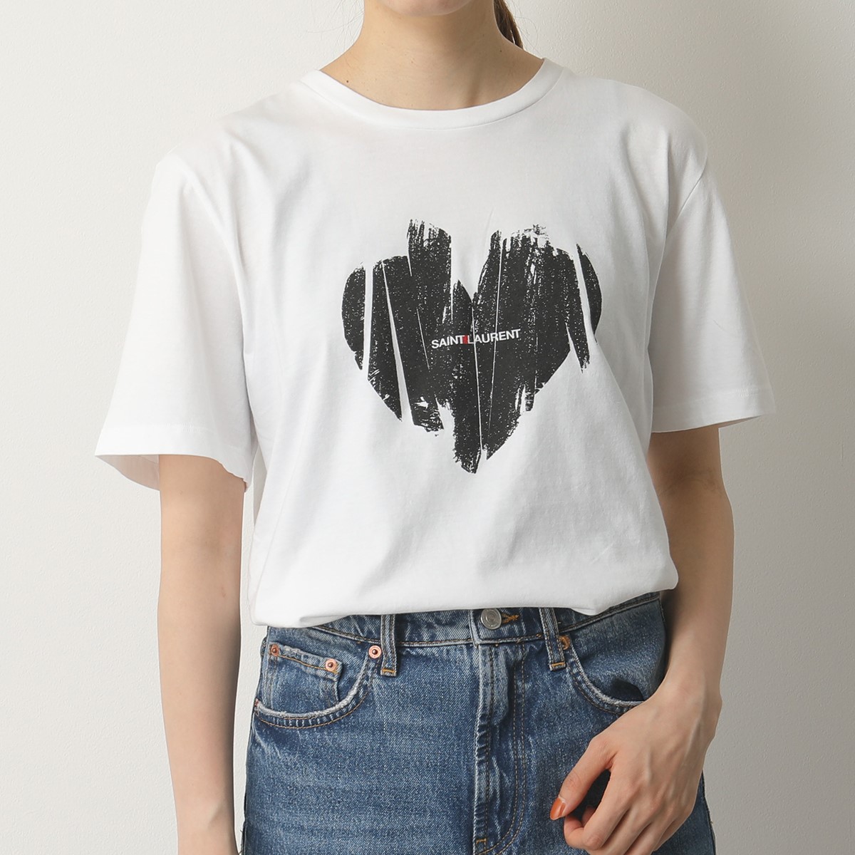 SAINT LAURENT サンローランパリ 615522 YBSO2 T-SHIRT COL ROND VOL