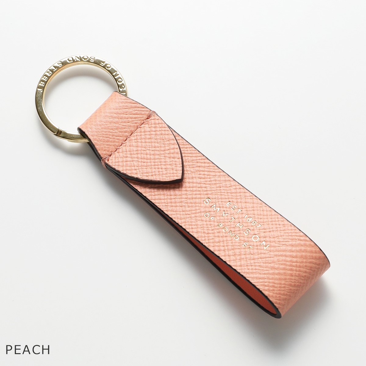 SMYTHSON スマイソン キーリング PANAMA PMA KEYRING W/LEATHER STRAP