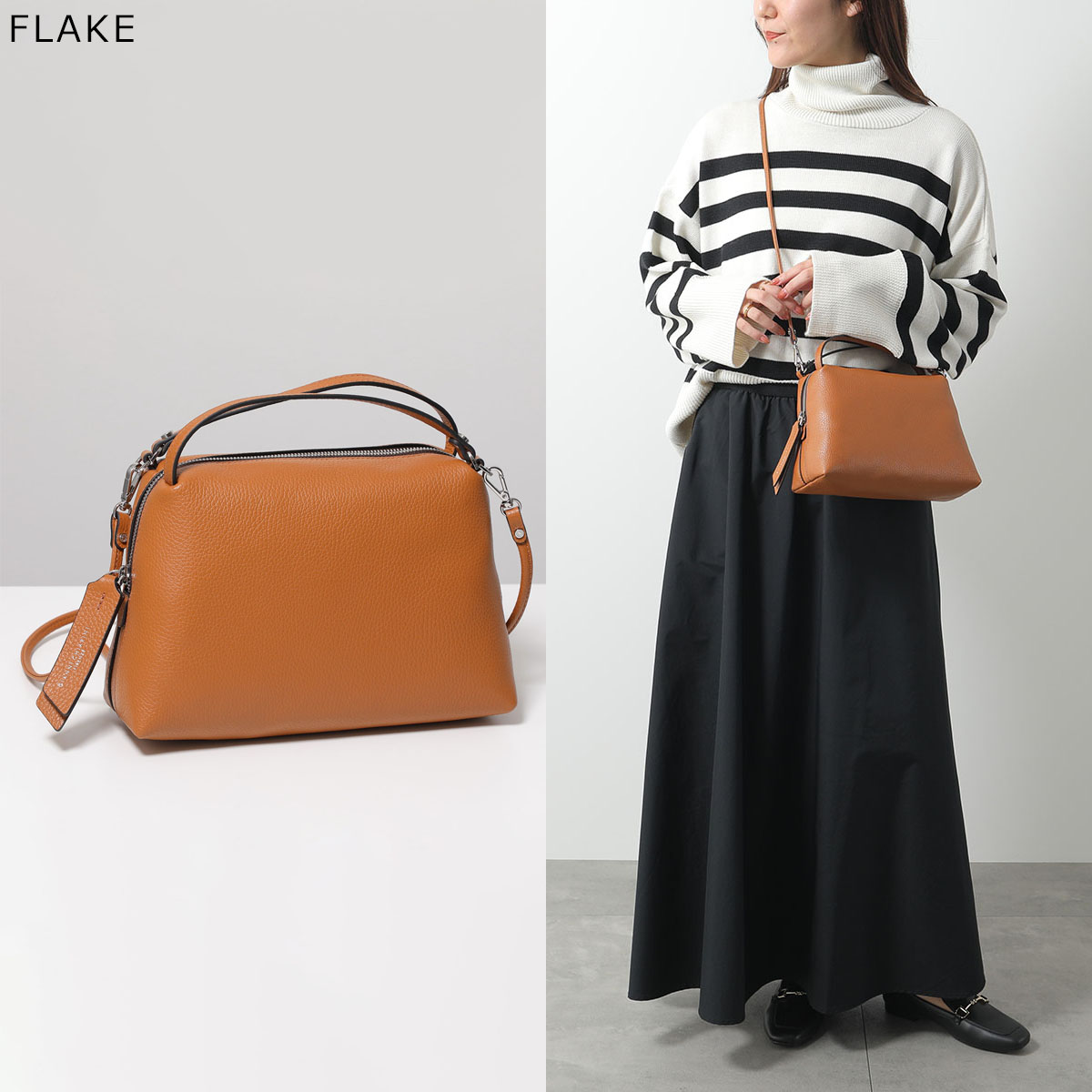 GIANNI CHIARINI ブラウン 2way ALIFA Mサイズ GIANNI CHIARINI ジャンニキアリーニ ショルダーバッグ ALIFA M