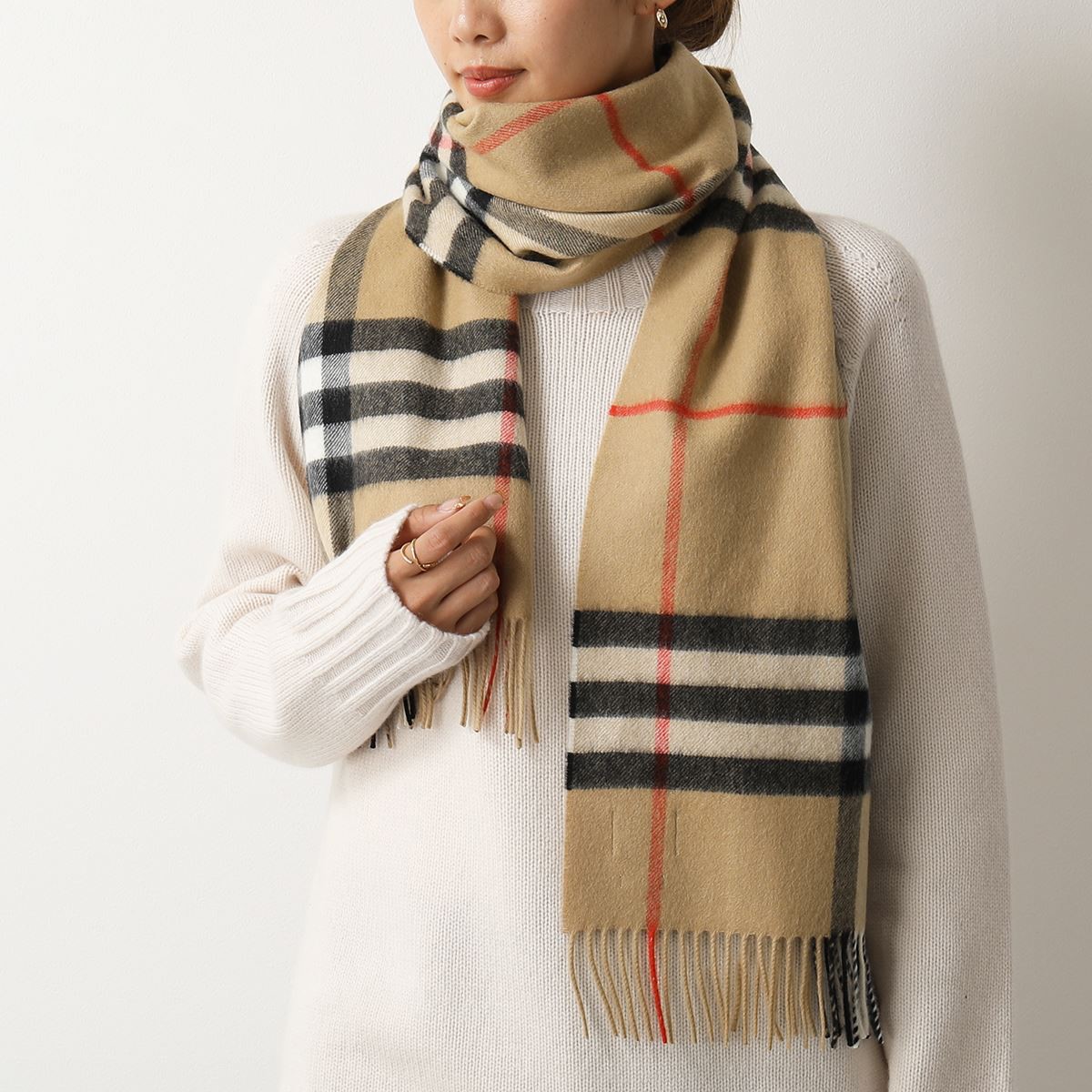 BURBERRY バーバリー GIANT CHECK CASHMERE SCARF GIANT ICON カラー11