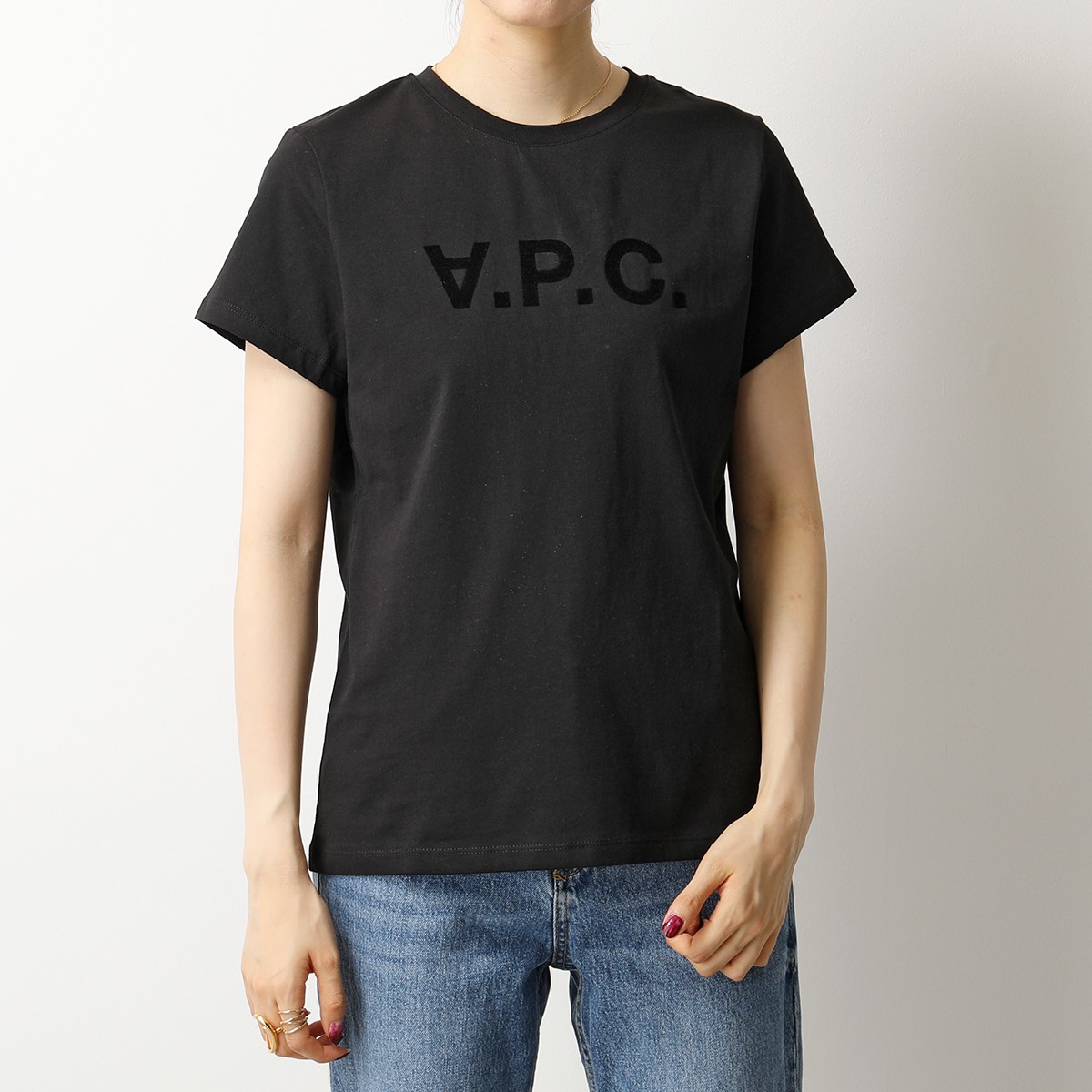 APC A.P.C. アーペーセー VPC Tシャツ COBQX COEZB F26944 レディース クルーネック 半袖 カットソー ロゴT カラー9色｜s-musee｜02