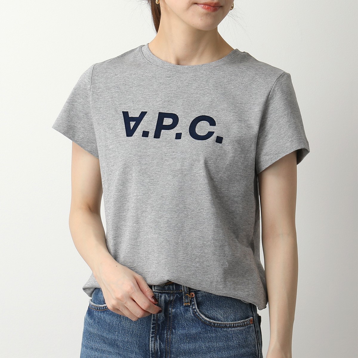 APC A.P.C. アーペーセー VPC Tシャツ COBQX COEZB F26944 レディース クルーネック 半袖 カットソー ロゴT カラー9色｜s-musee｜04