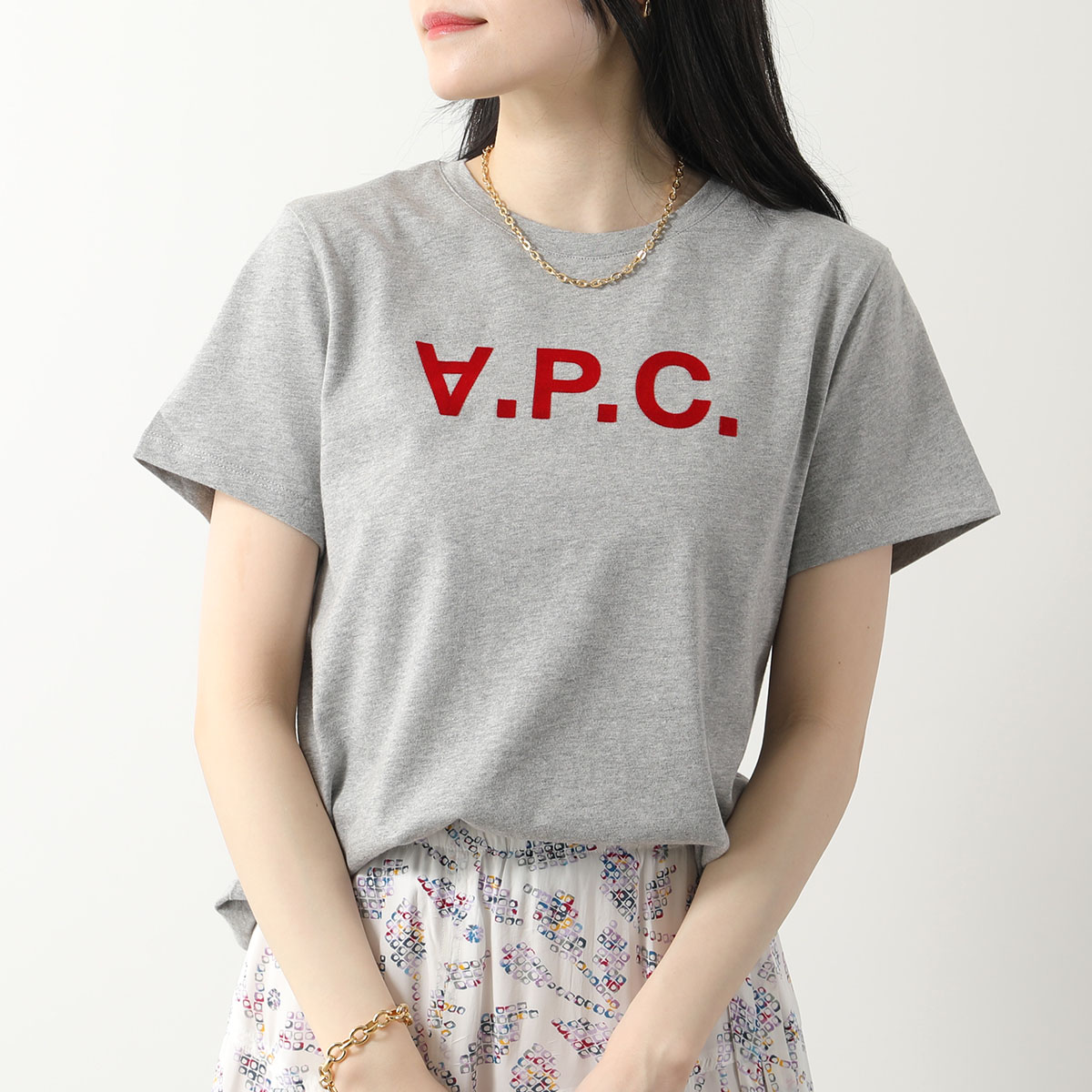 APC A.P.C. アーペーセー VPC Tシャツ COBQX COEZB F26944 レディース クルーネック 半袖 カットソー ロゴT カラー9色｜s-musee｜10