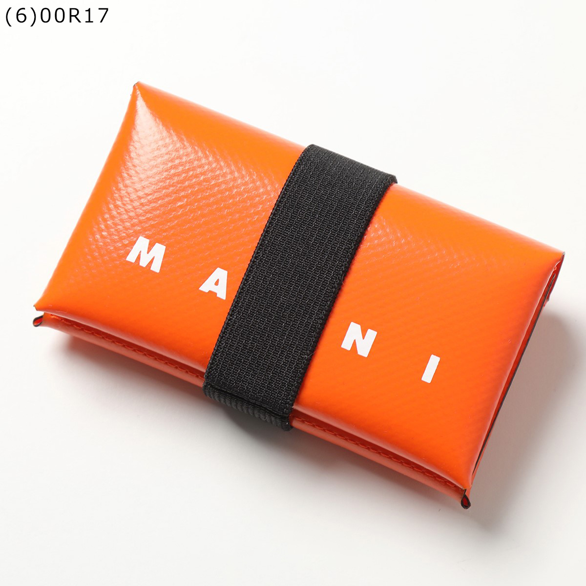 MARNI マルニ コイン&カードケース PFMI0007U2 P3572 PFMI0007U2 P5769 メンズ PVC ウォレット  折り紙風デザイン バンド ミニ財布 小銭入れ カラー16色