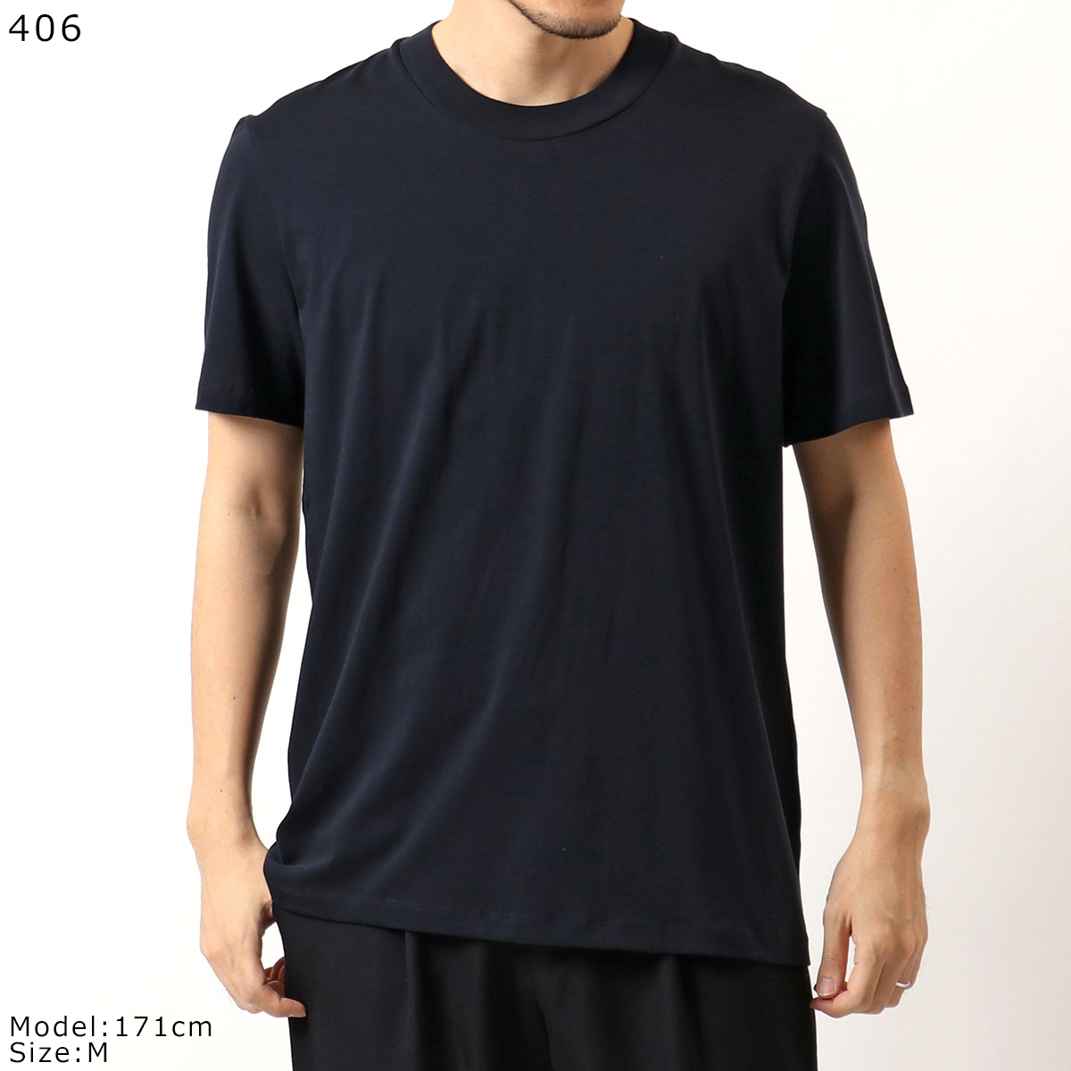特売安いJIL SANDER クルーネックコットンTシャツ S Tシャツ/カットソー(半袖/袖なし)
