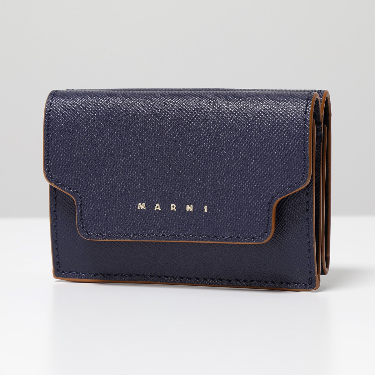 MARNI マルニ PFMOW02U07 LV520 メンズ レザー 三つ折り財布