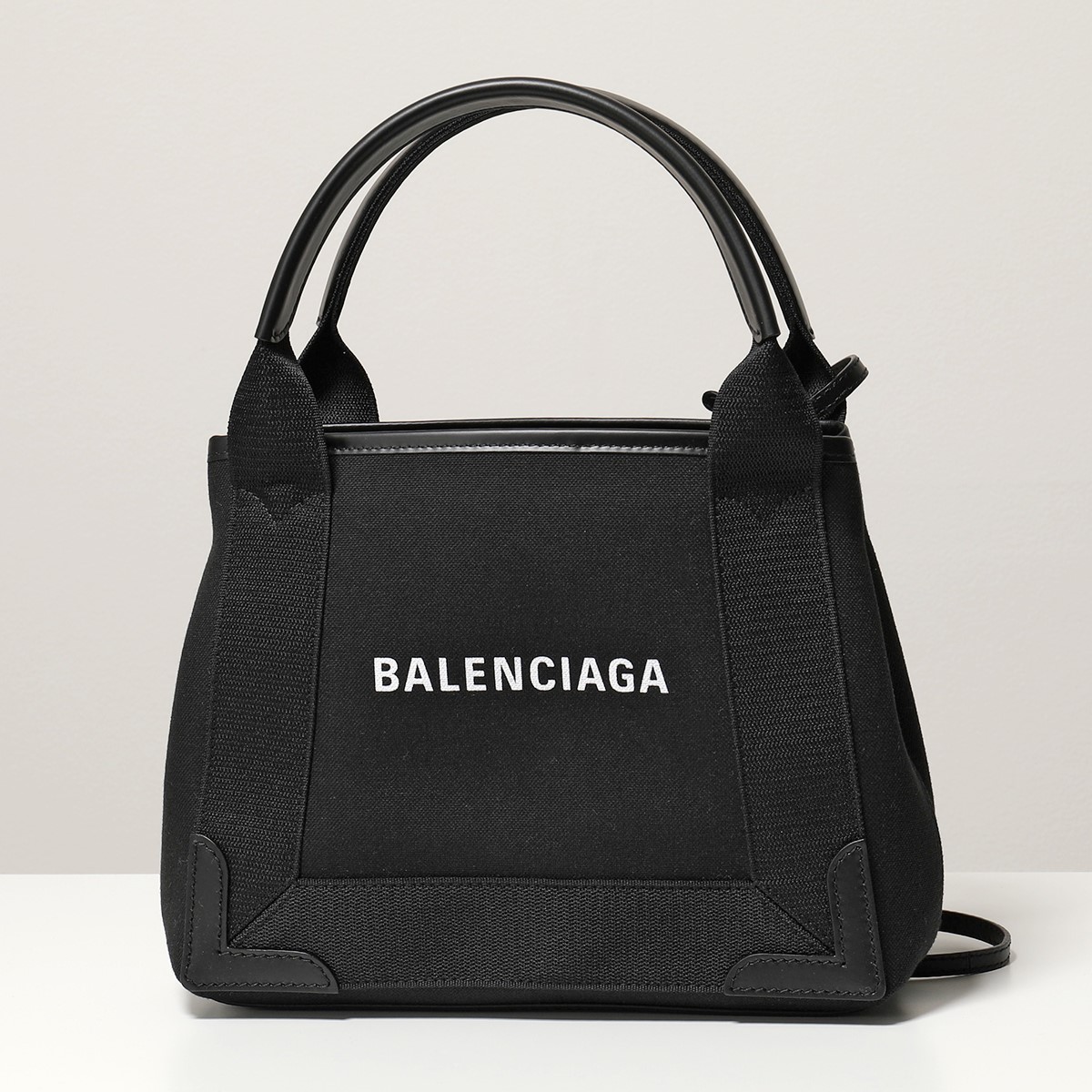 BALENCIAGA バレンシアガ 390346 2HH3N NAVY CABAS XS AJ キャンバス