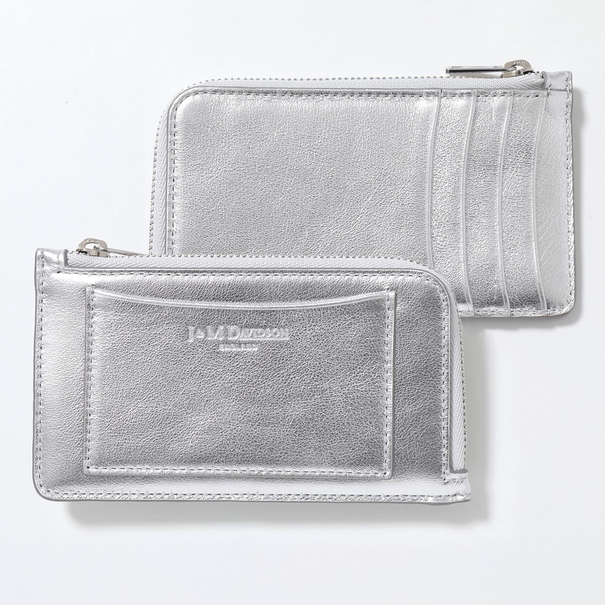 J&M DAVIDSON ジェイアンドエム デヴィッドソン SZCH 0XX MCXX ZIP CARD HOLDER コインケース カードケース  フラグメントケース 110S/SILVER