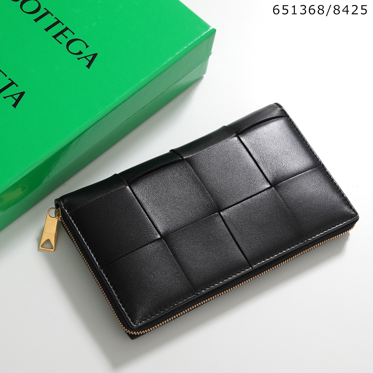 【新品・国内即発】BOTTEGA VENETA 814676 VCQC1 8425 長財布 ボッテガヴェネタ BOTTEGA VENETA 長財布(ラウンドファスナー