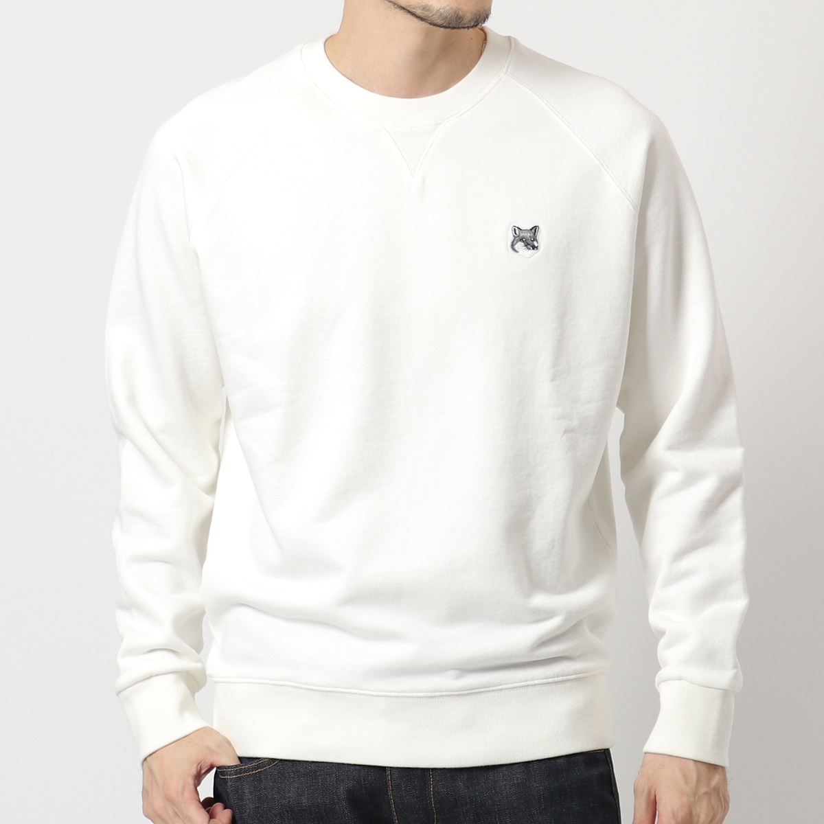 MAISON KITSUNE（メゾン キツネ） スウェットシャツ GREY FOX HEAD