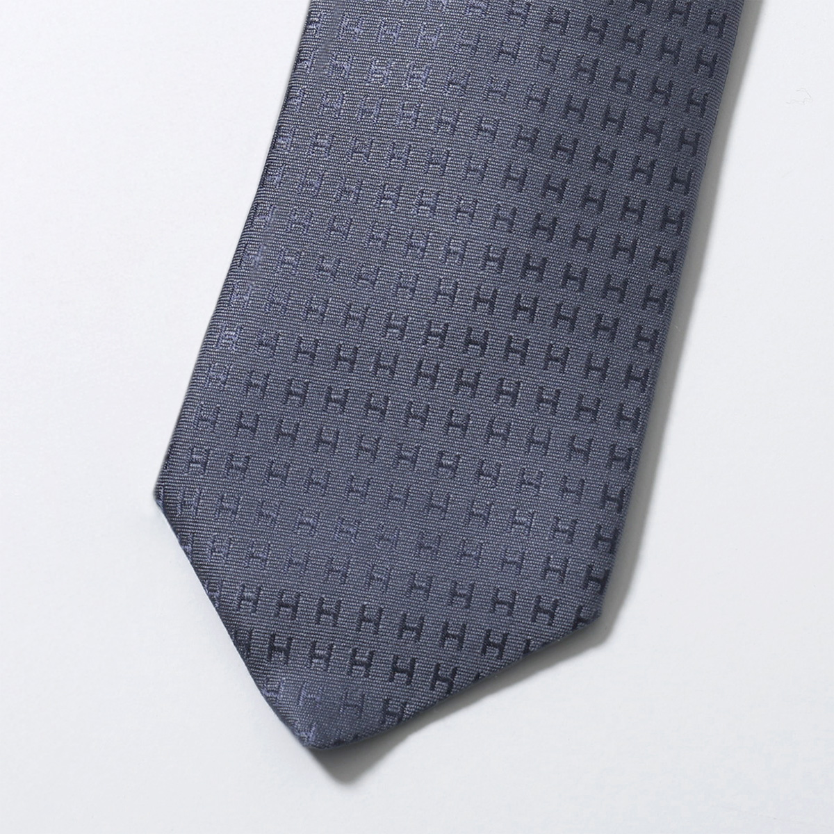 HERMES エルメス ネクタイ CRAVATE FACONNEE 038188T 036321T 032288T 036322T メンズ フランス製 シルク H織りタイ ニューH ファソネH H柄 カラー20色の画像