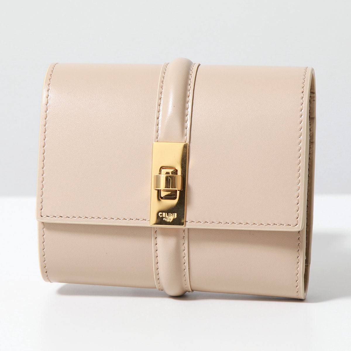 CELINE セリーヌ 10F523CQ7.38NO Small Trifold Wallet レザ...
