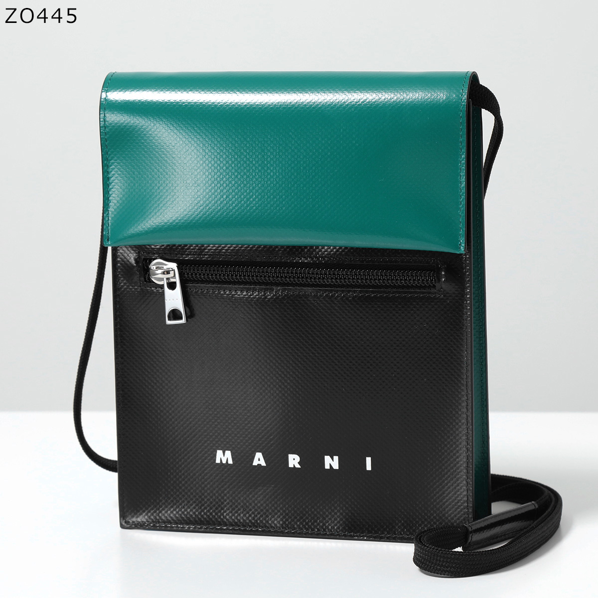 MARNI マルニ ショルダーバッグ TRIBECA トライベッカ SBMQ0036A0 P3572 P5769 メンズ PVC フォンケース  ポシェット ロゴ バイカラー 鞄 カラー9色