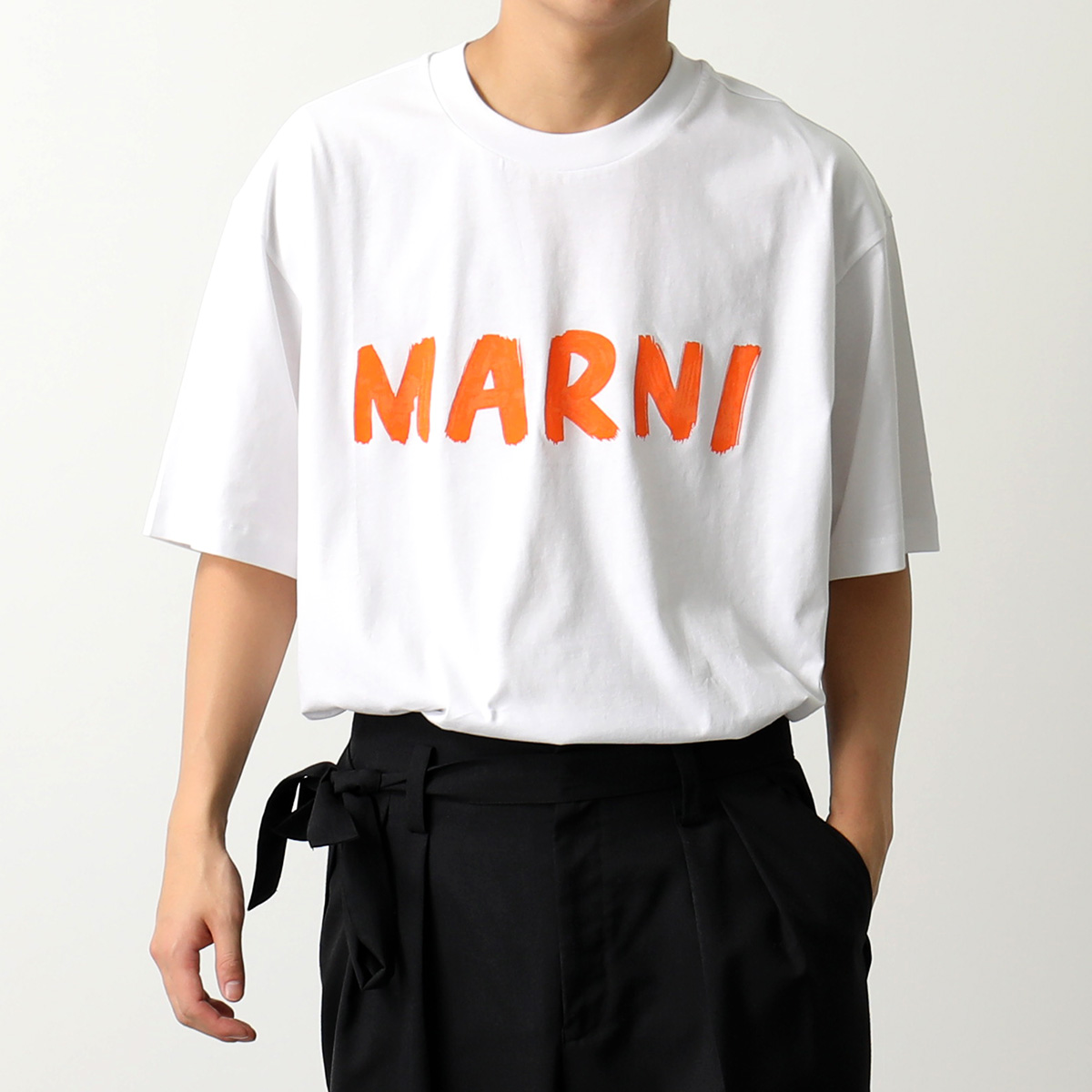 MARNI マルニ Tシャツ THJET49EPH USCS11 メンズ マルニレタリング