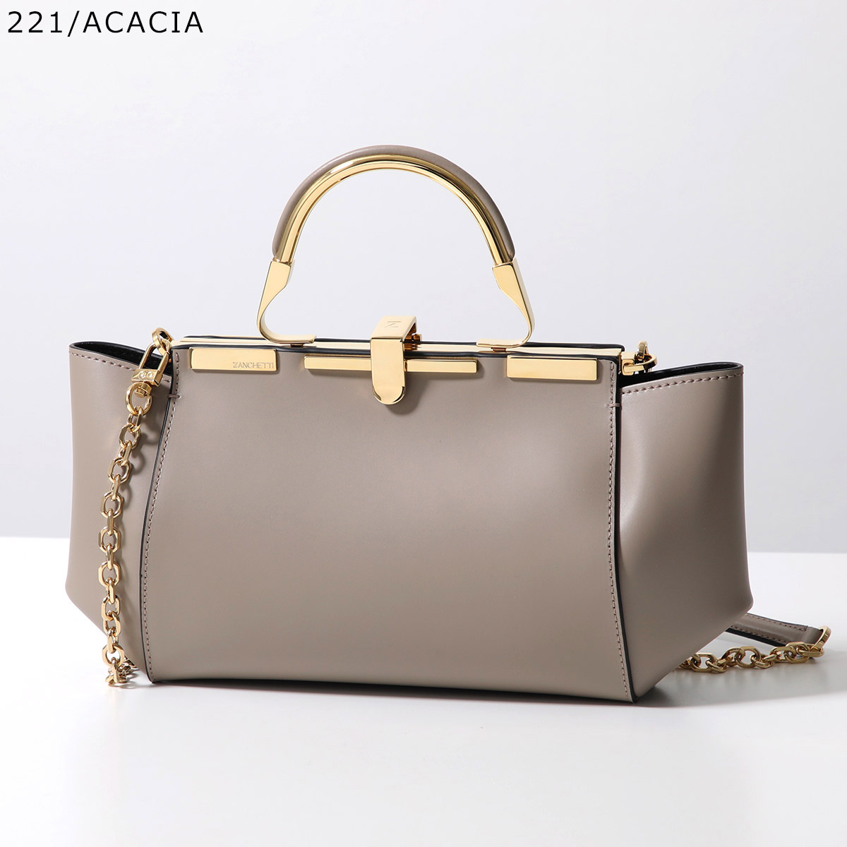 ZANCHETTI ザンケッティ ハンドバッグ AMLETO 20 アムレット 20AM 718 レディース レザー 3WAY BAG S チェーン  ショルダーバッグ クラッチ 鞄 カラー7色