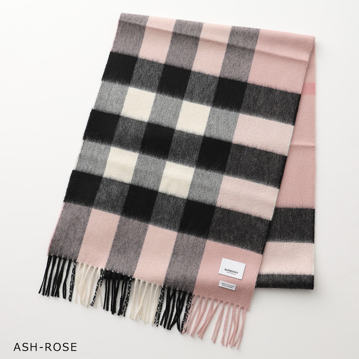 BURBERRY バーバリー マフラー  HALF MEGA CHECK CASHMERE SCARF レディース チェック カシミヤ ストール スカーフ フリンジ カラー5色｜s-musee｜05