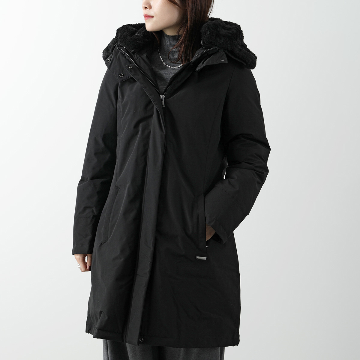 WOOLRICH ウールリッチ ダウンコート BOW BRIDGE PARKA ボウブリッジパーカー WWOU0551FR UT0001 レディース  エコファーフード付き VIRALOFF カラー5色