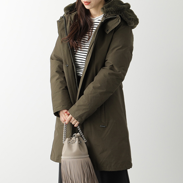 WOOLRICH ウールリッチ ダウンコート BOW BRIDGE PARKA ボウブリッジパーカー WWOU0551FR UT0001 レディース  エコファーフード付き VIRALOFF カラー5色