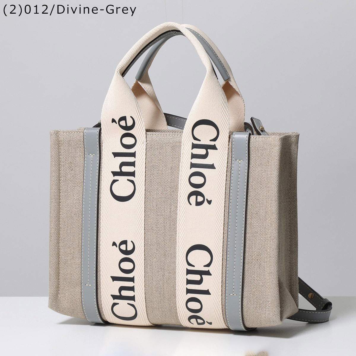 Chloe クロエ トートバッグ WOODY SMALL TOTE ウッディ スモール CHC22AS397I26 レディース リネン  ショルダーバッグ 鞄 カラー6色