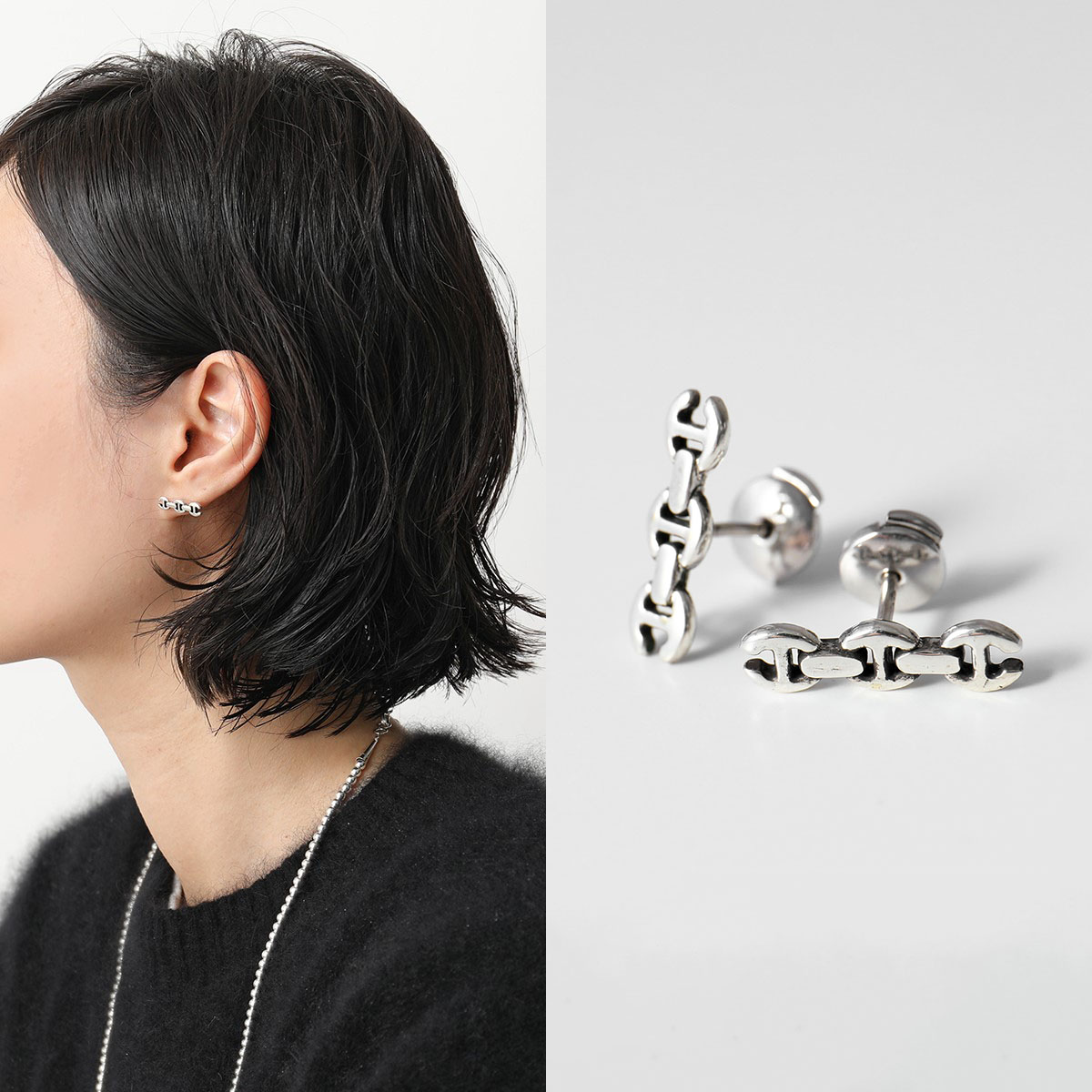 HOORSENBUHS ホーセンブース ピアス 3MM TOGGLE HB081 レディース メンズ アクセサリー Silver925 シルバー925  シルバー : 340107200 : インポートセレクトmusee - 通販 - Yahoo!ショッピング