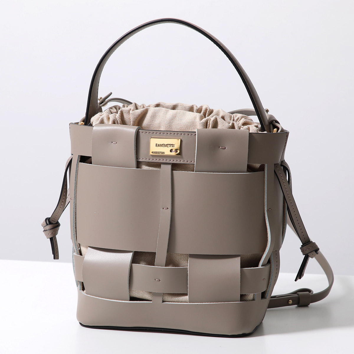 美品☆ZANCHETTI ザンケッティ　ウーヴンショッパーバッグ 楽天市場】ZANCHETTI ザンケッティ WOVEN SHOPPER TOTE WSHO 735