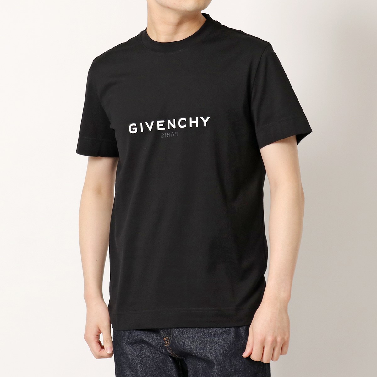 GIVENCHY ジバンシィ Tシャツ BM71653Y6B メンズ リバース スリム 半袖 クルー...