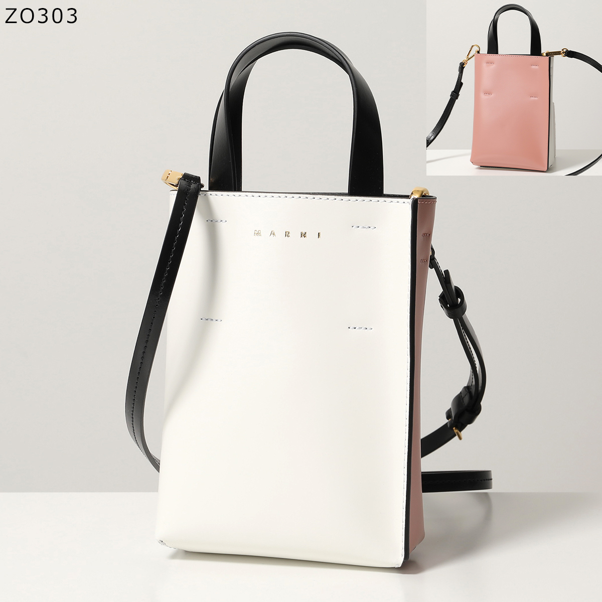 MARNI マルニ ショルダーバッグ MUSEO BAG NANO ミュゼオ ナノ SHMP0050Y0 SHMP0050Y3 LV639 レディース  ポシェット トートバッグ カラー9色｜s-musee｜07