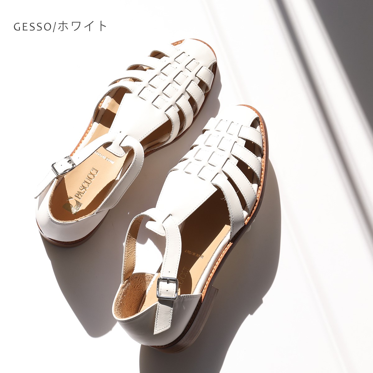 PASCUCCI パスクッチ グルカサンダル 838 CHIC レディース レザー