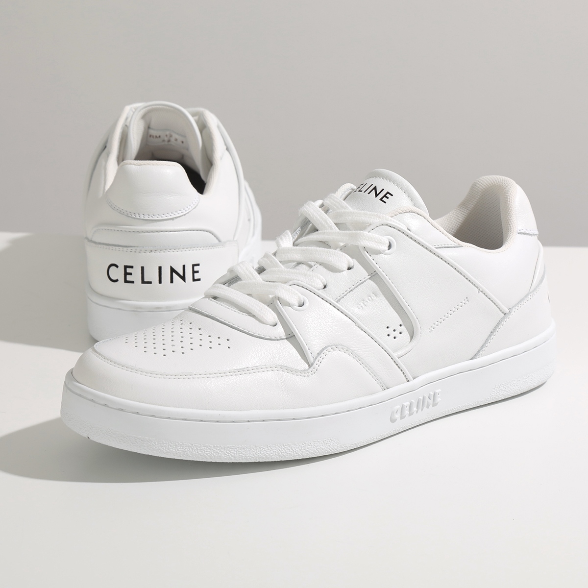 CELINE セリーヌ スニーカー CT-04 346483338C.01OP メンズ レザー ローカット ロゴ シューズ ラウンドトゥ 靴  01OP/OPTIC-WHITE