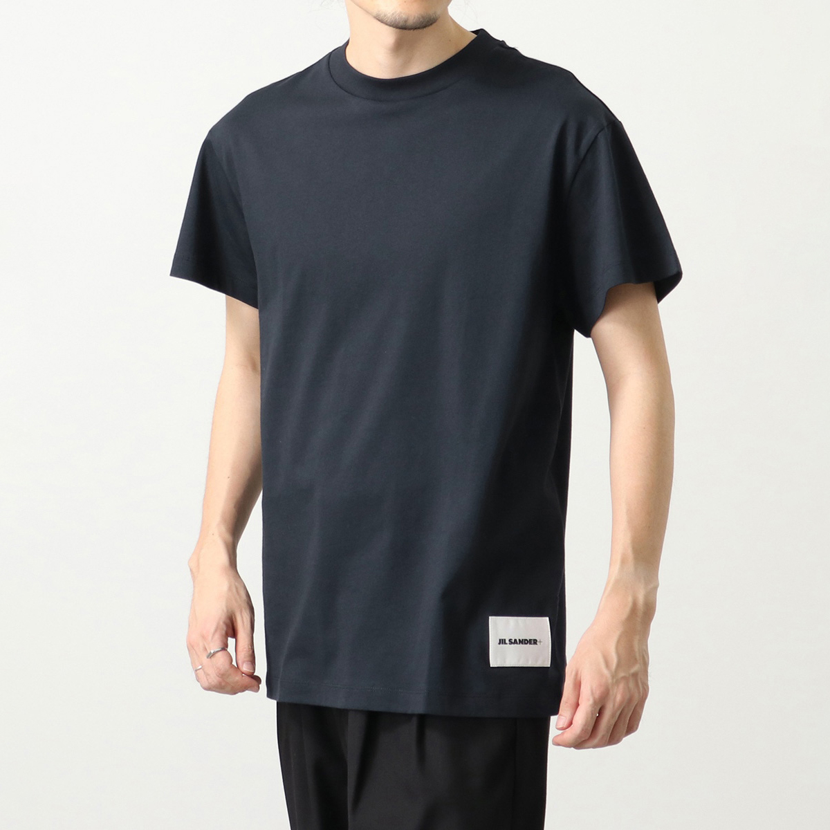 JIL SANDER+ ジルサンダー プラス Tシャツ 【1枚単品】 JPUU706530 MU248808 J47GC0001 J45048 メンズ 半袖 クルーネック カットソー コットン カラー4色｜s-musee｜02