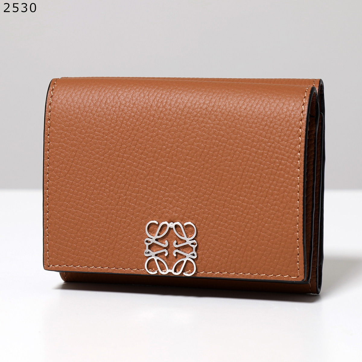 LOEWE ロエベ 三つ折り財布 ANAGRAM TRIFOLD 6 アナグラム トリフォルド C821TR2X02 C821TR2X08 レディース  レザー ミニ財布 カラー8色