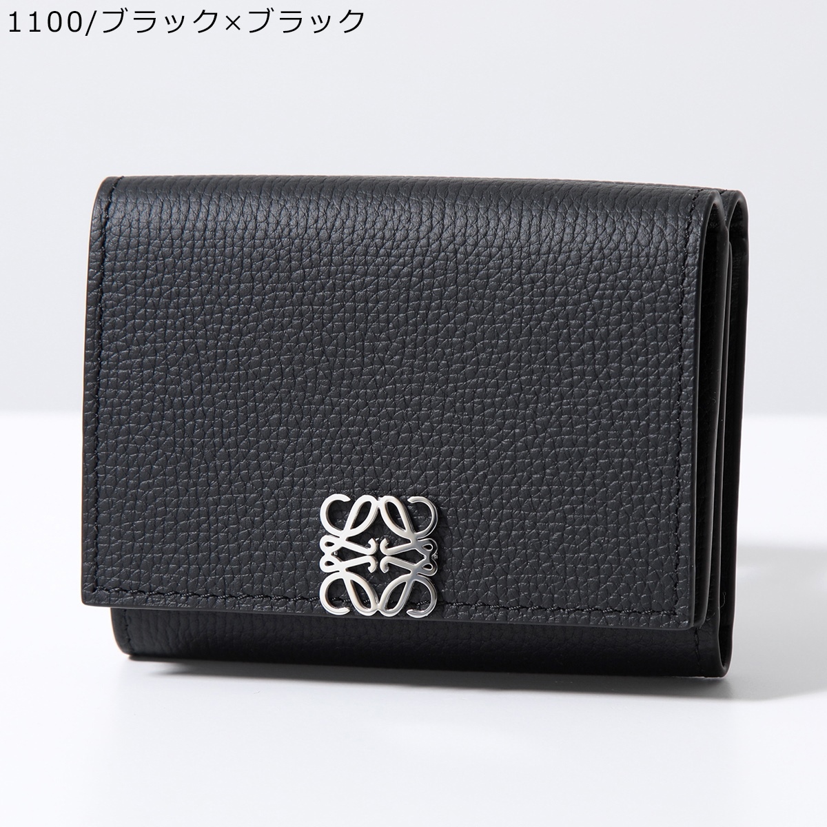 LOEWE ロエベ 三つ折り財布 ANAGRAM TRIFOLD 6 アナグラム トリフォルド C821TR2X02 C821TR2X08 レディース  レザー ミニ財布 カラー8色