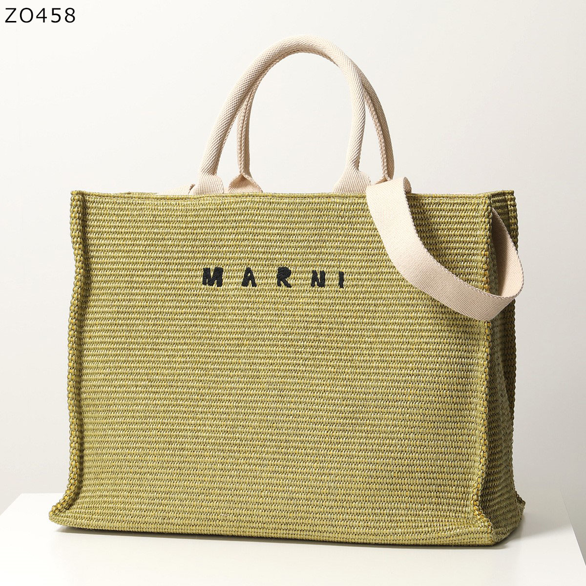 MARNI マルニ トートバッグ LARGE BASKET ラージ バスケット SHMP0078U0 P3860 かごバッグ カゴ ショッピングバッグ  ロゴ刺繍 鞄 カラー6色