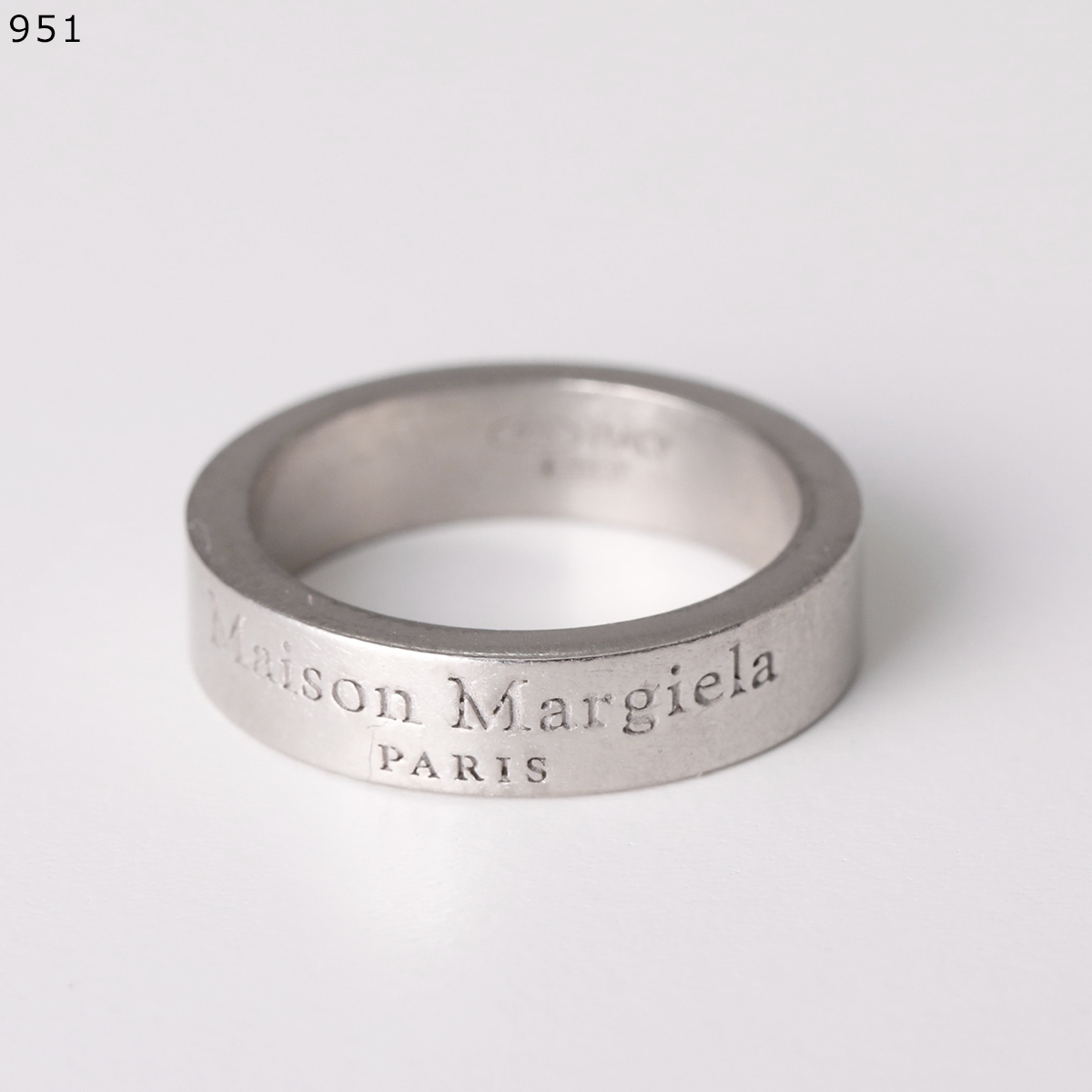 MAISON MARGIELA メゾンマルジェラ 11 リング SM1UQ0081 SV0158 レディース ミディアム アクセサリー 指輪 ロゴ  シルバー925 silver925 カラー3色