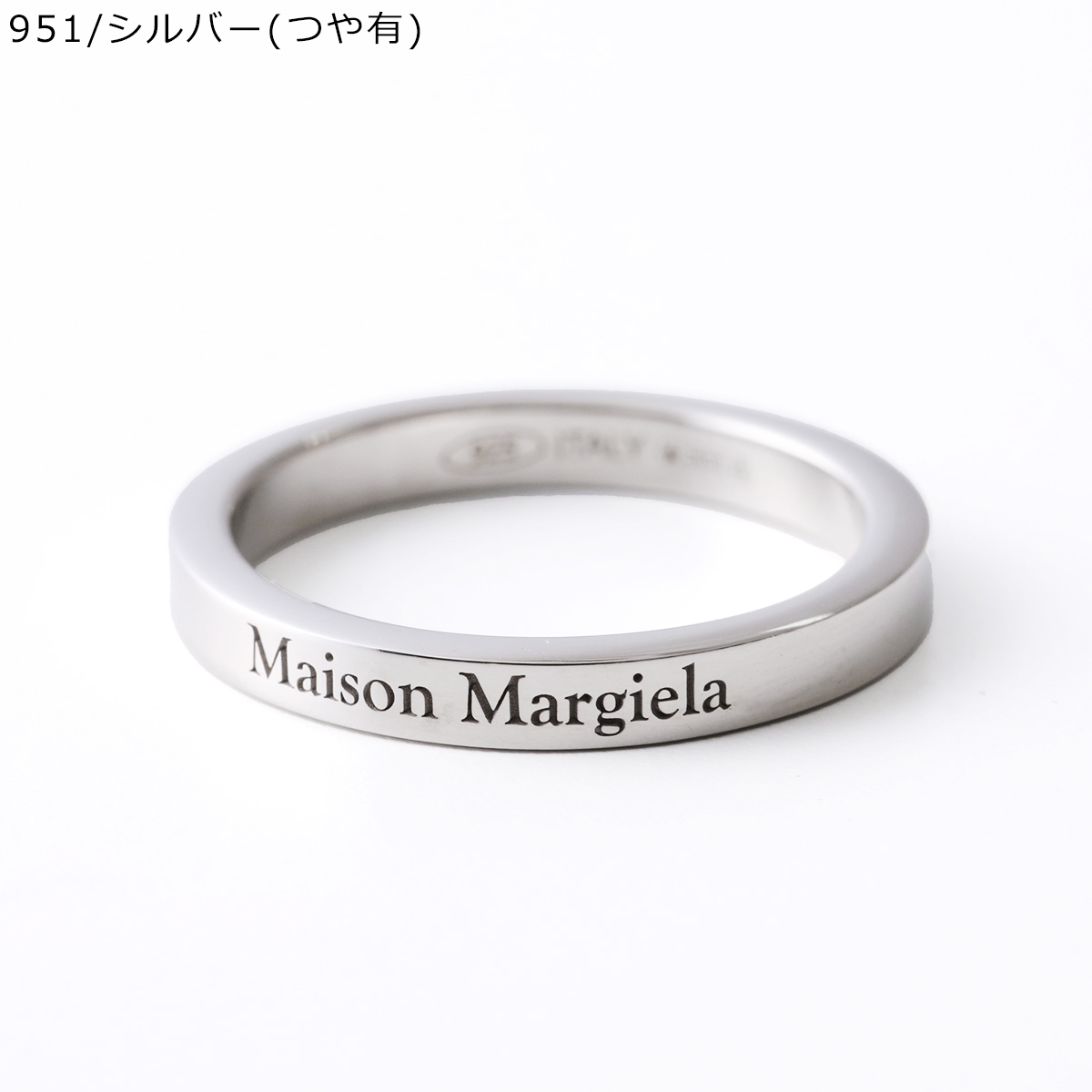 MAISON MARGIELA メゾンマルジェラ 11 リング SM1UQ0080 SV0158 メンズ スモール ロゴ 指輪 シルバー925 silver925 アクセサリー カラー4色｜s-musee｜04