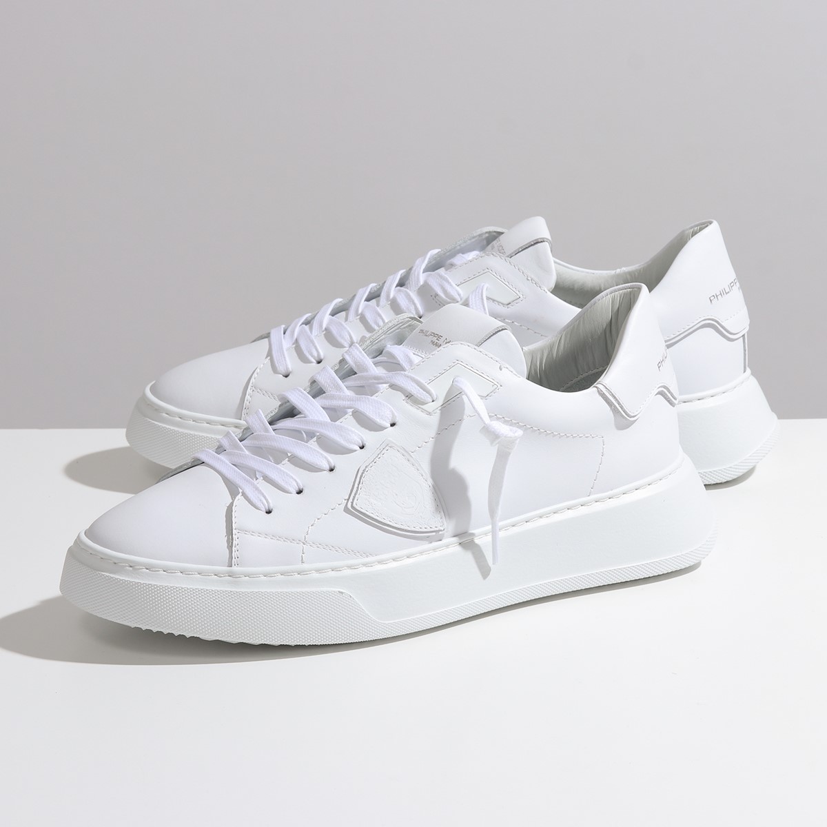 PHILIPPE MODEL フィリップモデル スニーカー TEMPLE LOW BTLU V001 メンズ レザー ローカット シューズ 靴  BLANC