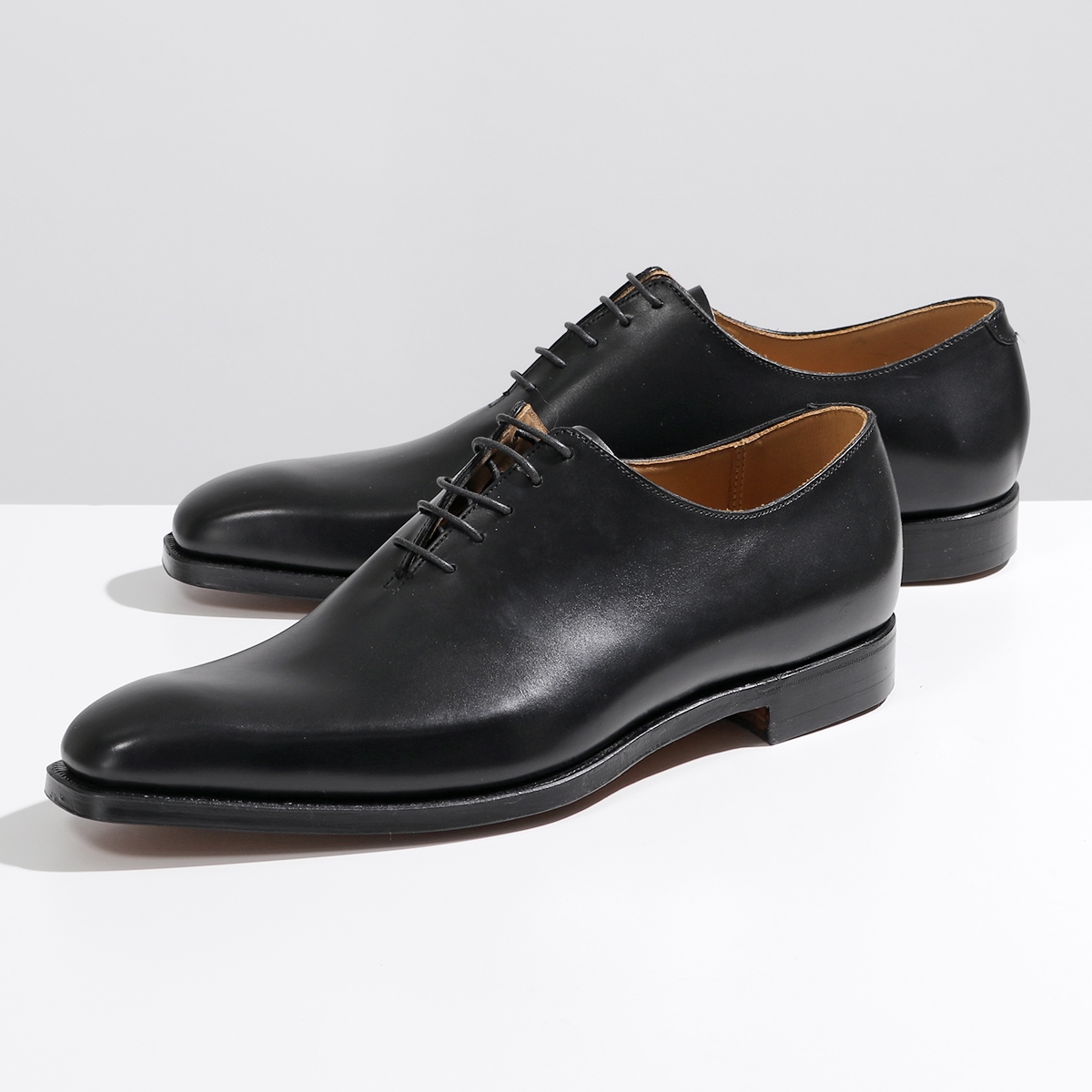 CROCKETT&JONES クロケットアンドジョーンズ レザーシューズ ALEX アレックス 25119A C01L1 メンズ 革靴 プレーントゥ  ホールカット ワイズE 靴 Black